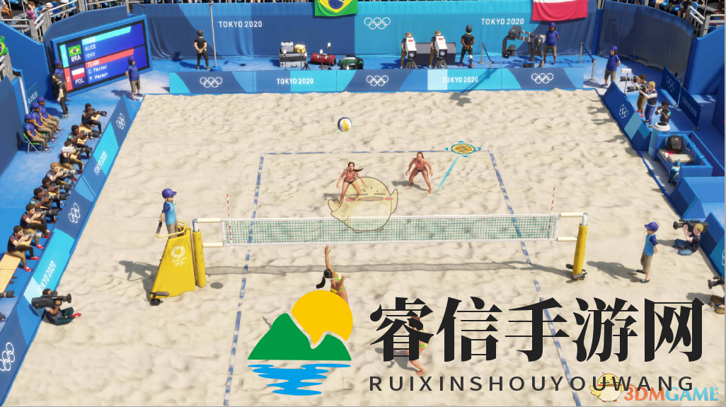 《2020东京奥运 官方授权游戏》沙滩排球操作方法介绍