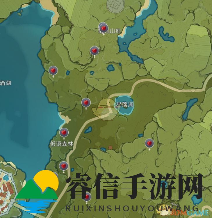 探寻《原神》苹果奥秘，分布地图揭秘