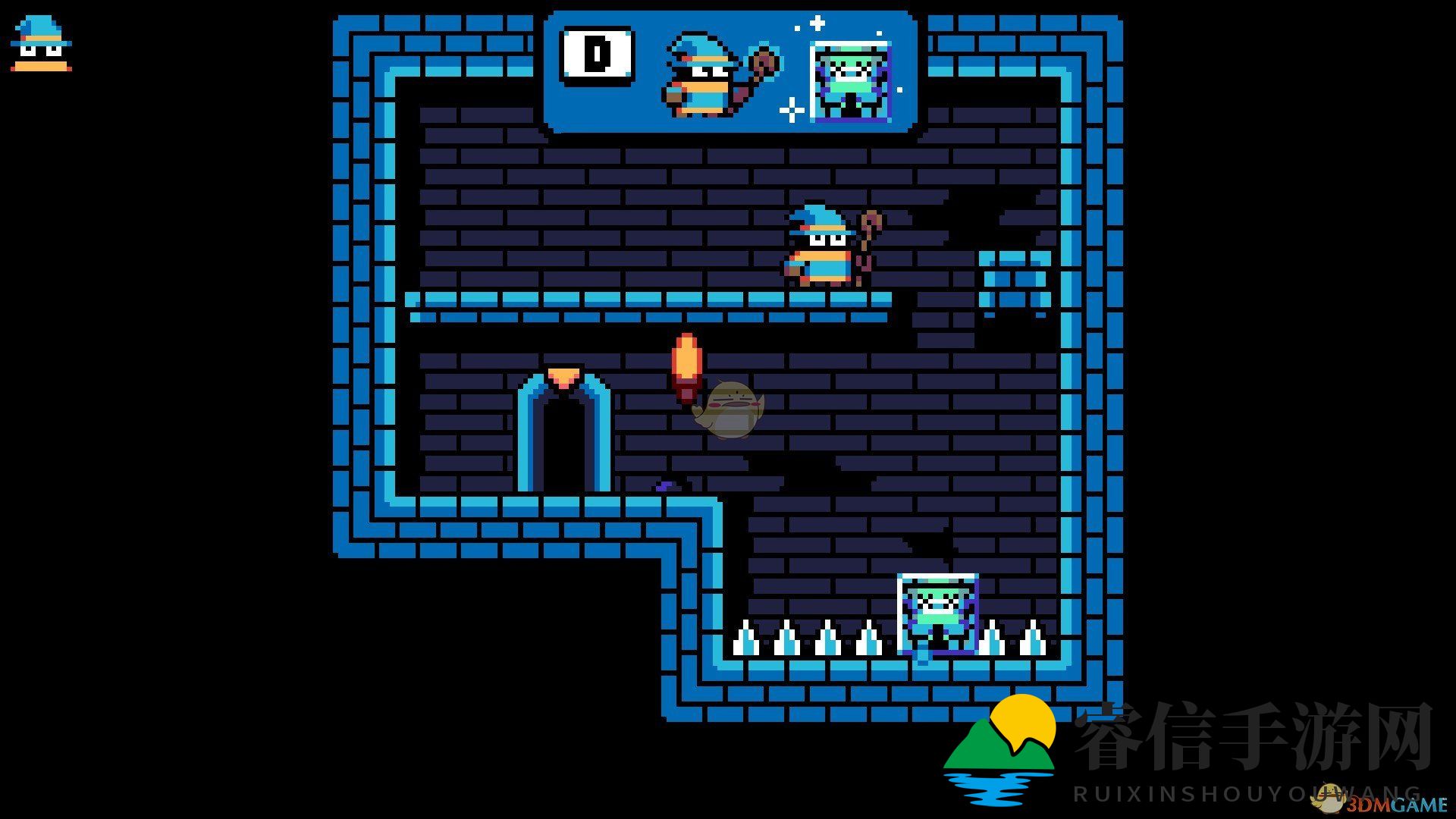 像素游戏新挑战：法师冰冻技巧助通关