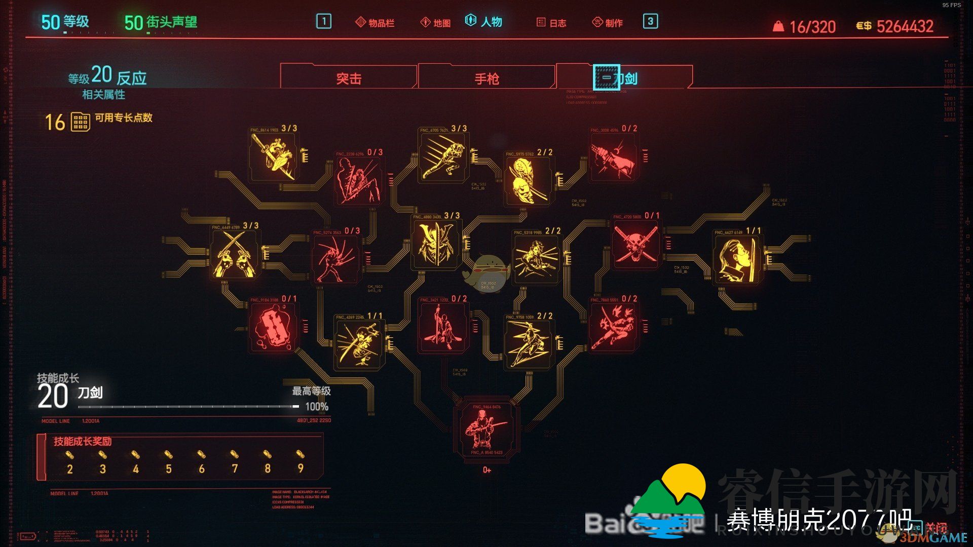 赛博朋克2077加点流派