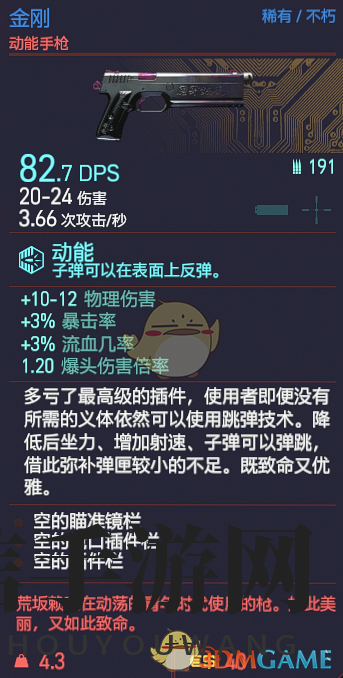 赛博朋克枪械揭秘，金刚枪背后的故事