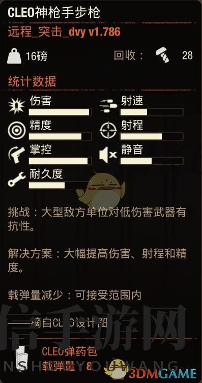 《腐烂国度神枪手步枪大揭秘》