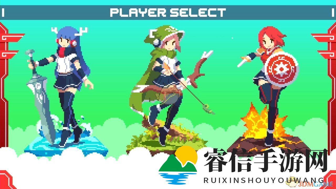 像素风冒险，女巫女拯救之旅