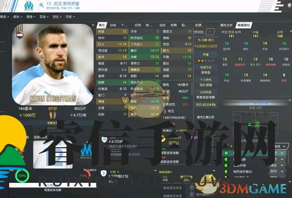 传奇球星属性揭秘，谁是足球经理最佳队长？