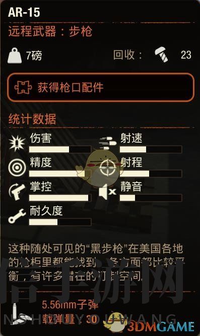 荒野枪王：揭秘AR15步枪神秘属性