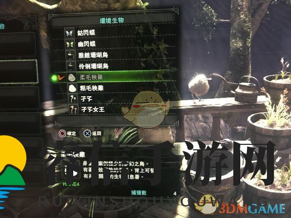 《怪物猎人：世界》柔毛秧鸡获取攻略