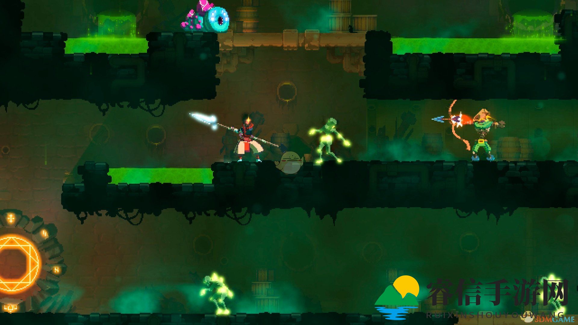 《死亡细胞》绿流1细胞难度国王之手打法介绍