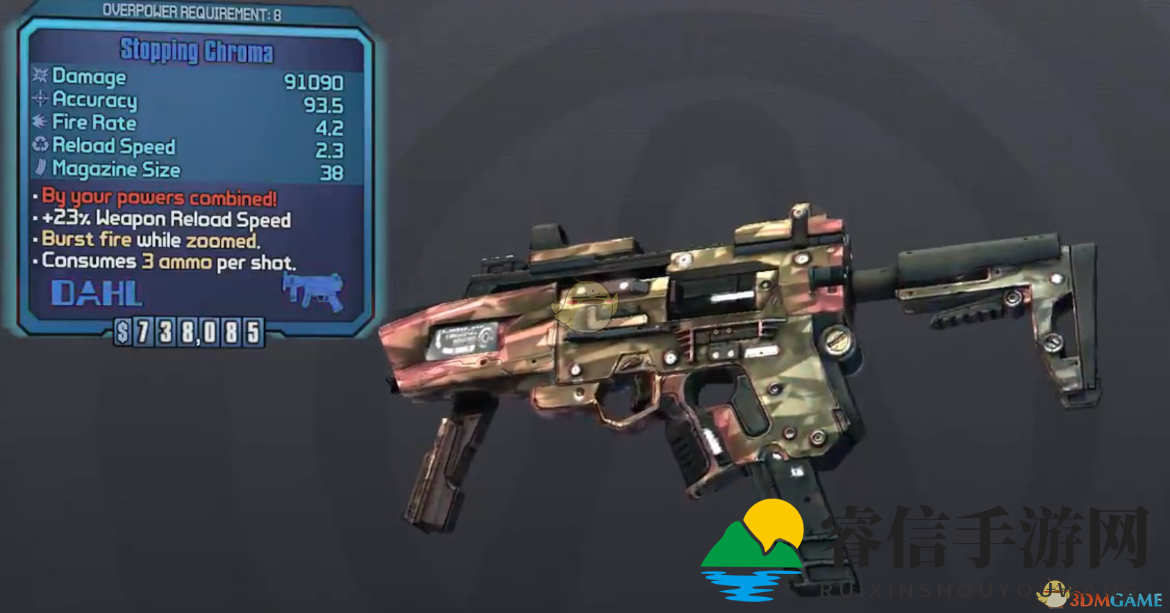 《无主之地2》彩虹等级武器赏析