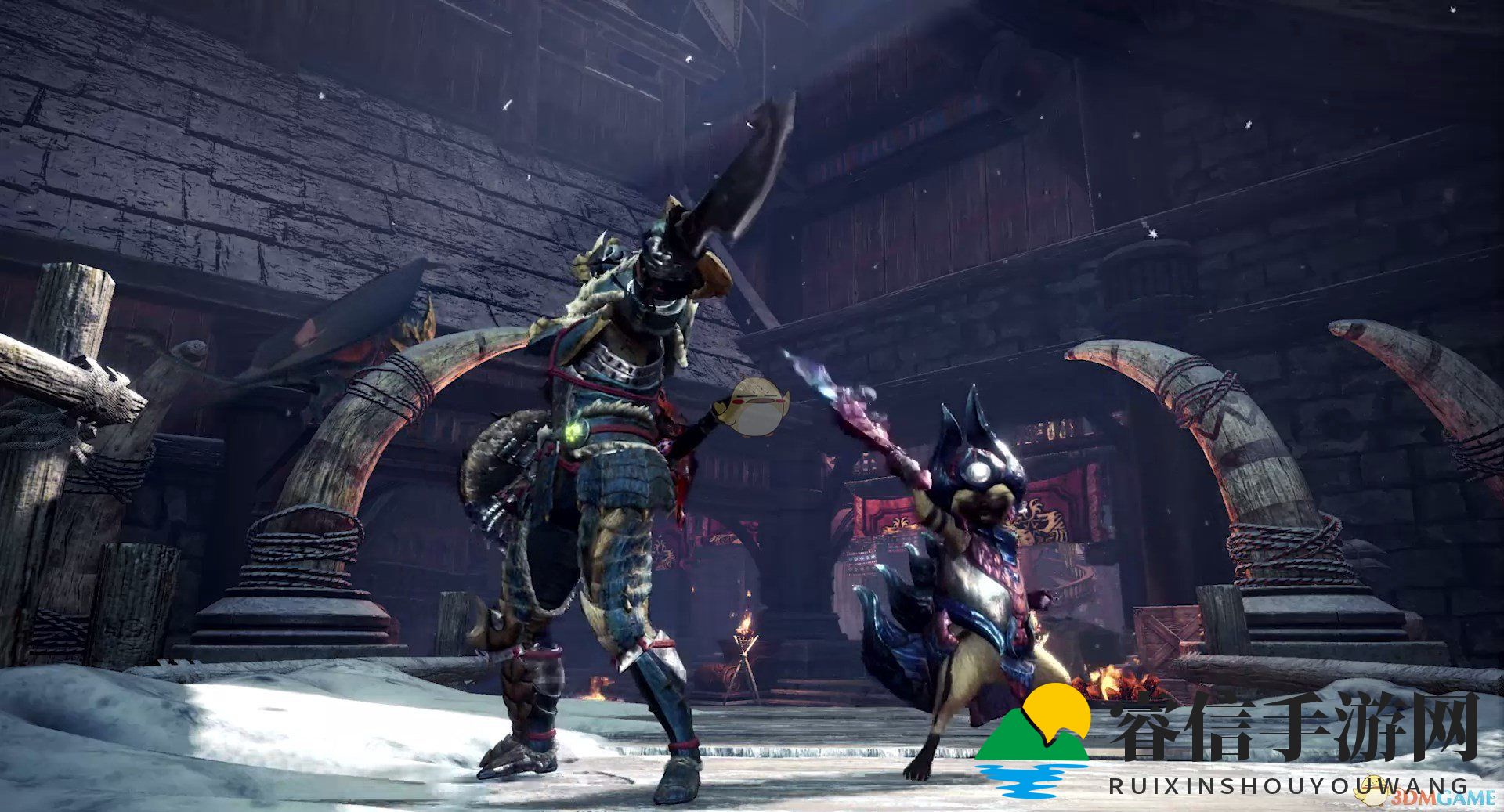 《怪物猎人：世界》冰原DLC剑斧斧形态后跳步使用方法分享